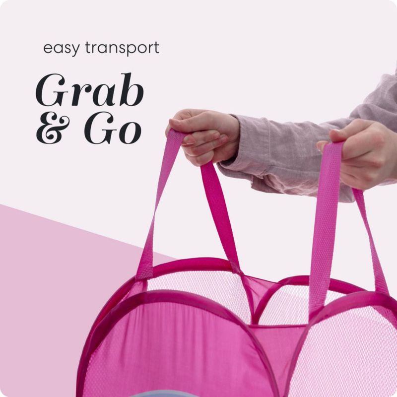 Cesto de ropa plegable Handy Laundry con diseño de mariposa
