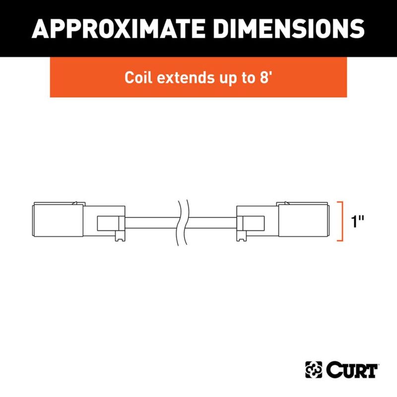 Extensión eléctrica CURT 24 m 6 vías redonda