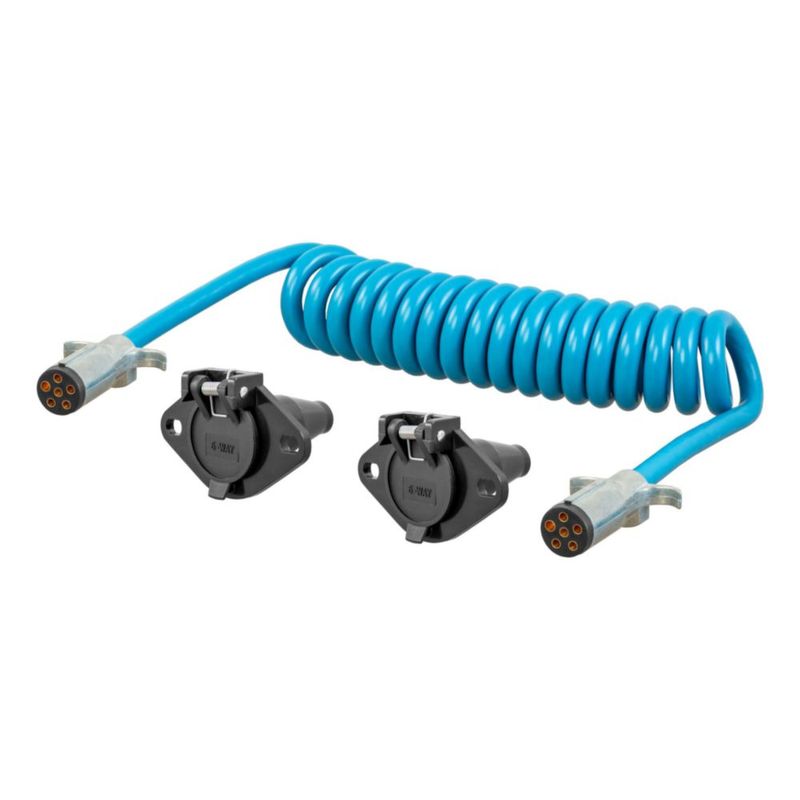 Extensión eléctrica CURT 24 m 6 vías redonda