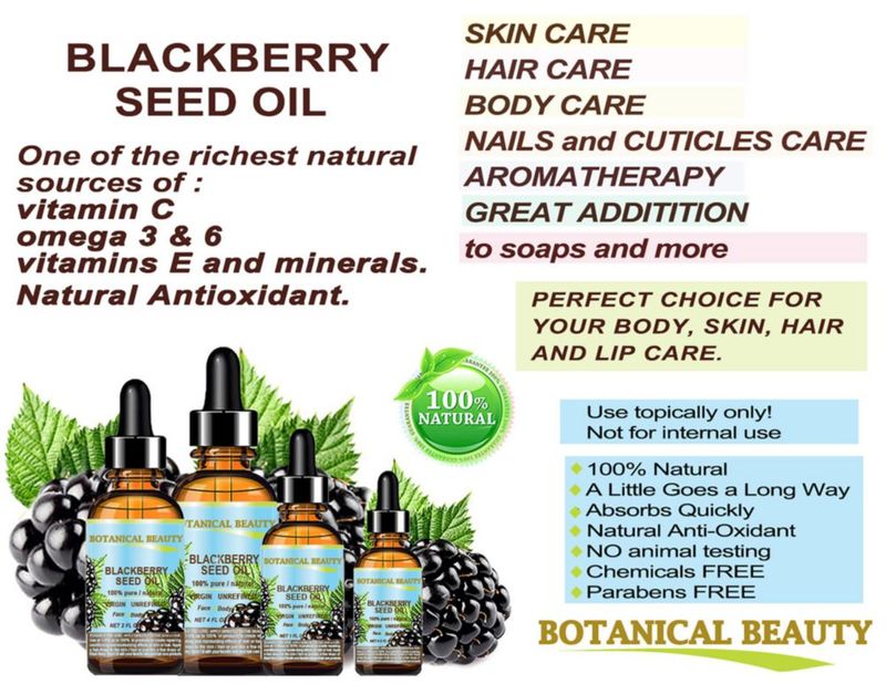Aceite de semilla Botanical Beauty 30 ml puro virgen prensado en frío