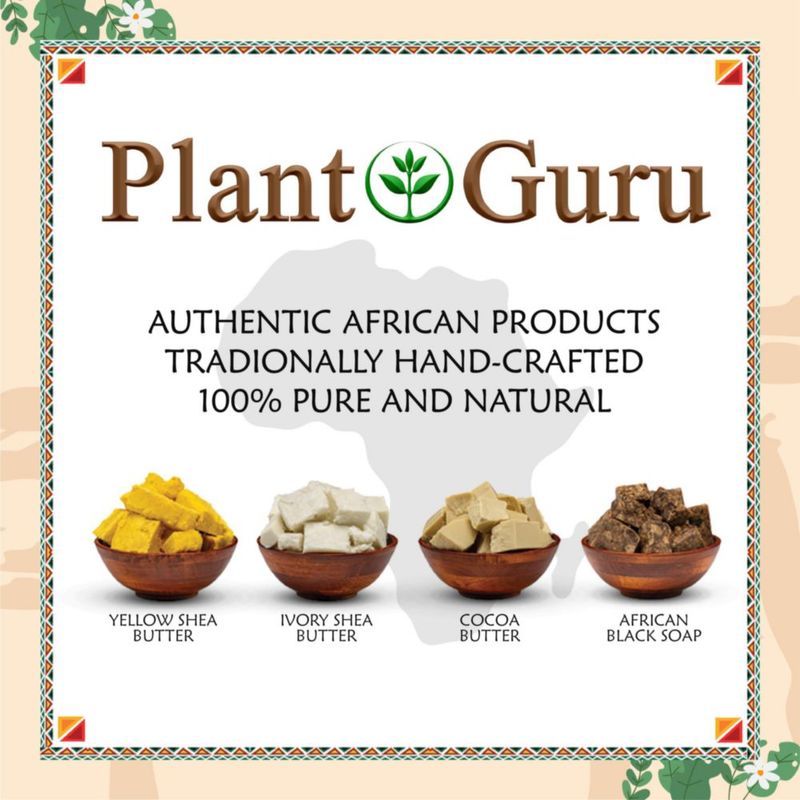 Manteca de Karité Plant Guru 113 g Cruda Orgánica Grado A Marfil