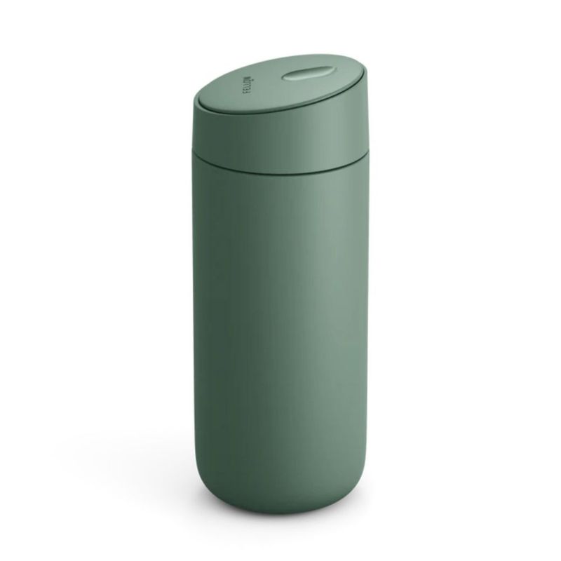 Taza de viaje Fellow Carter Slide 454 ml Verde Ahumado