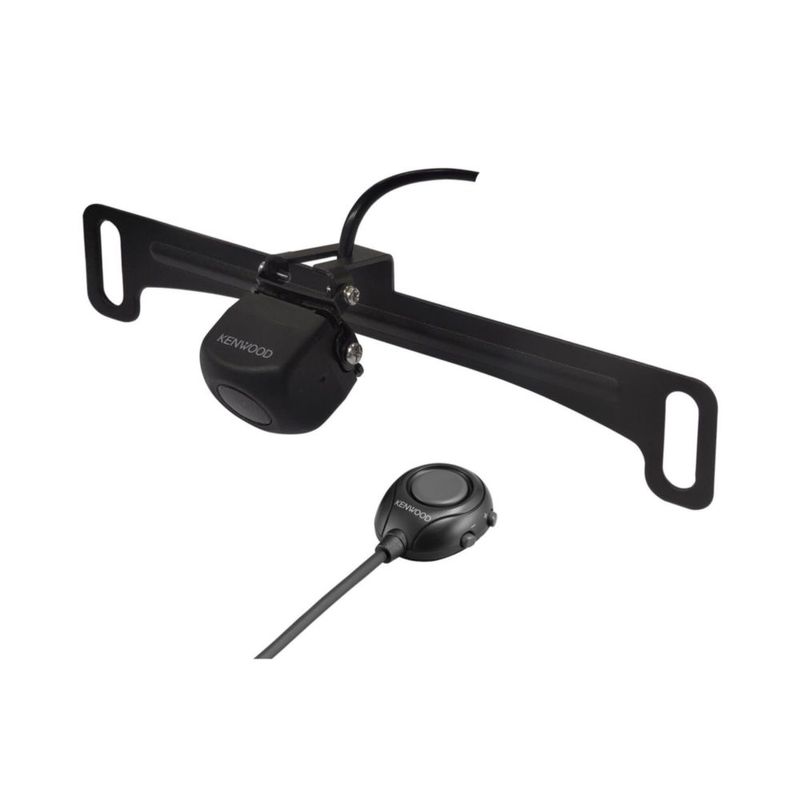 Cámara de vehículo Kenwood CMOS-320LP con kit de placa de matrícula