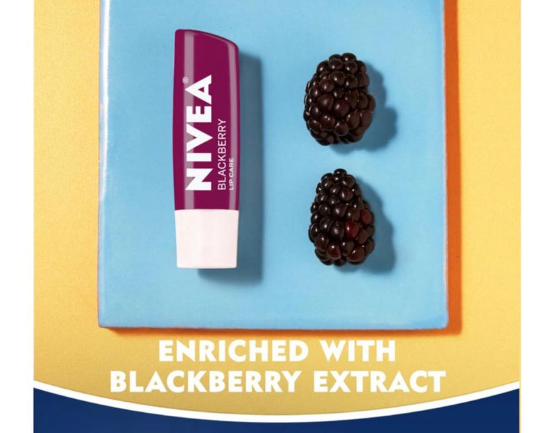 Bálsamo Labial NIVEA Mora 48 g Tinte 3‑en‑1
