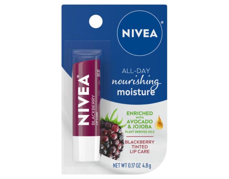 Bálsamo Labial NIVEA Mora 48 g Tinte 3‑en‑1