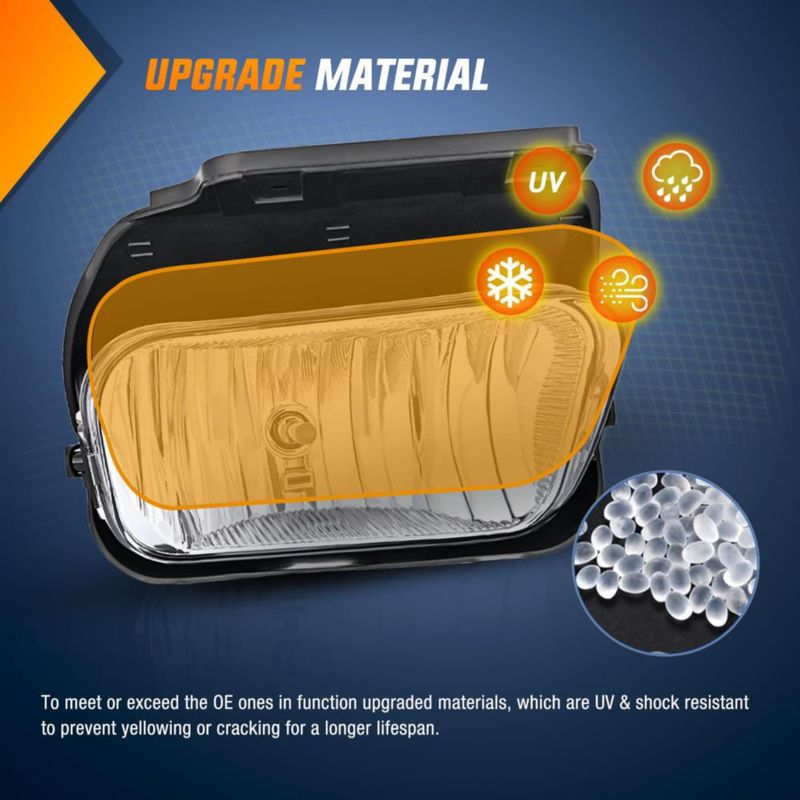Conjunto de luces antiniebla Nilight para Chevy Avalanche 2002‑2006