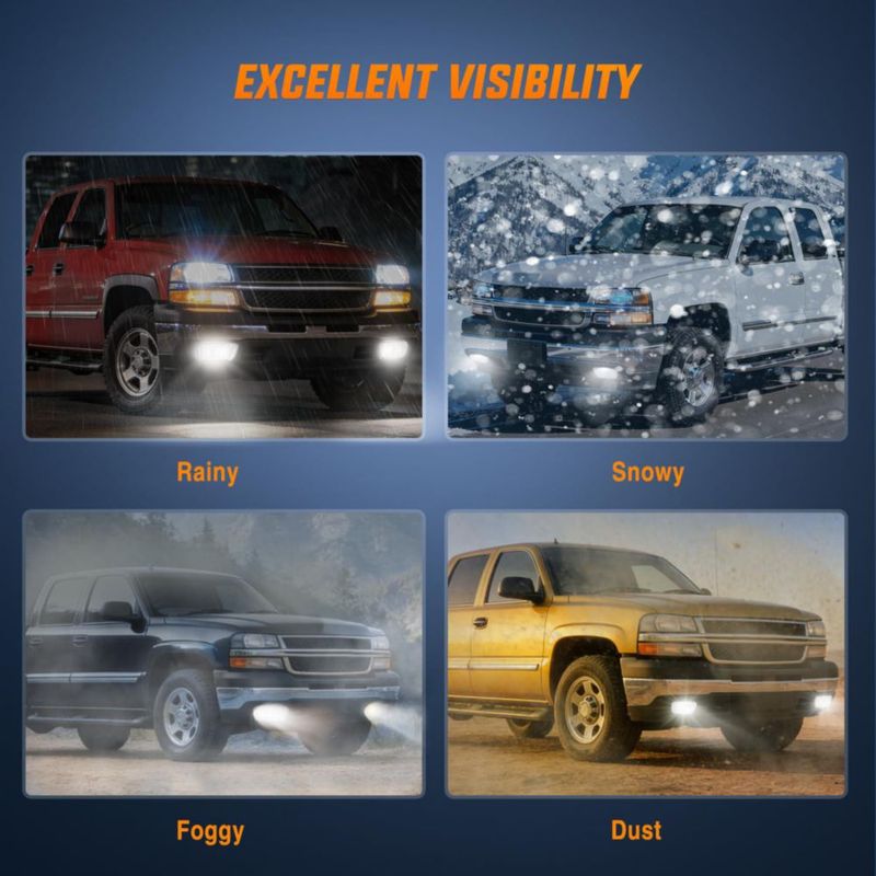 Conjunto de luces antiniebla Nilight para Chevy Avalanche 2002‑2006