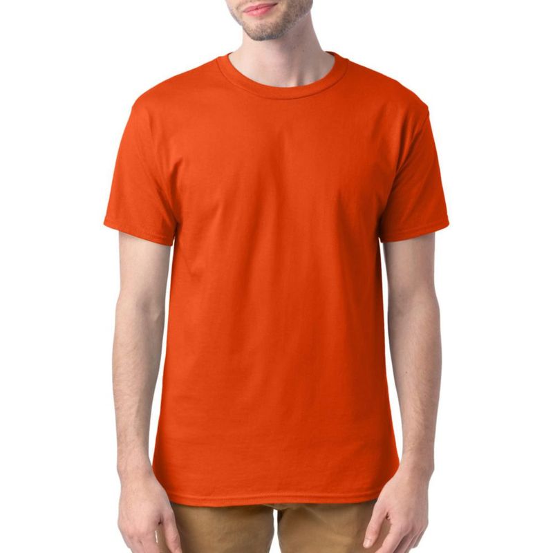 Camisetas Hanes pack de 4 unidades naranja talla 3X-Large EE. UU.