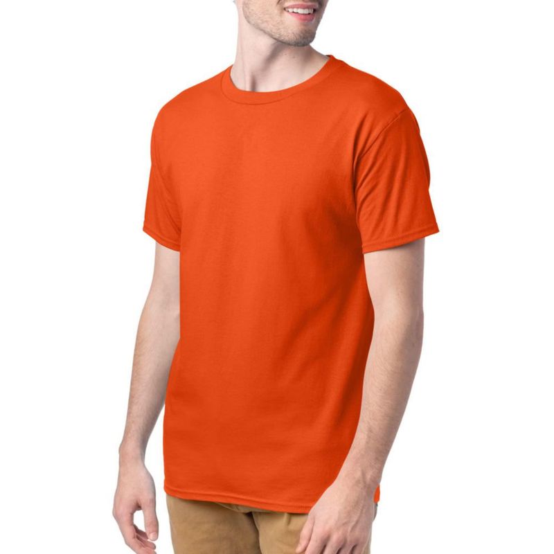 Camisetas Hanes pack de 4 unidades naranja talla 3X-Large EE. UU.