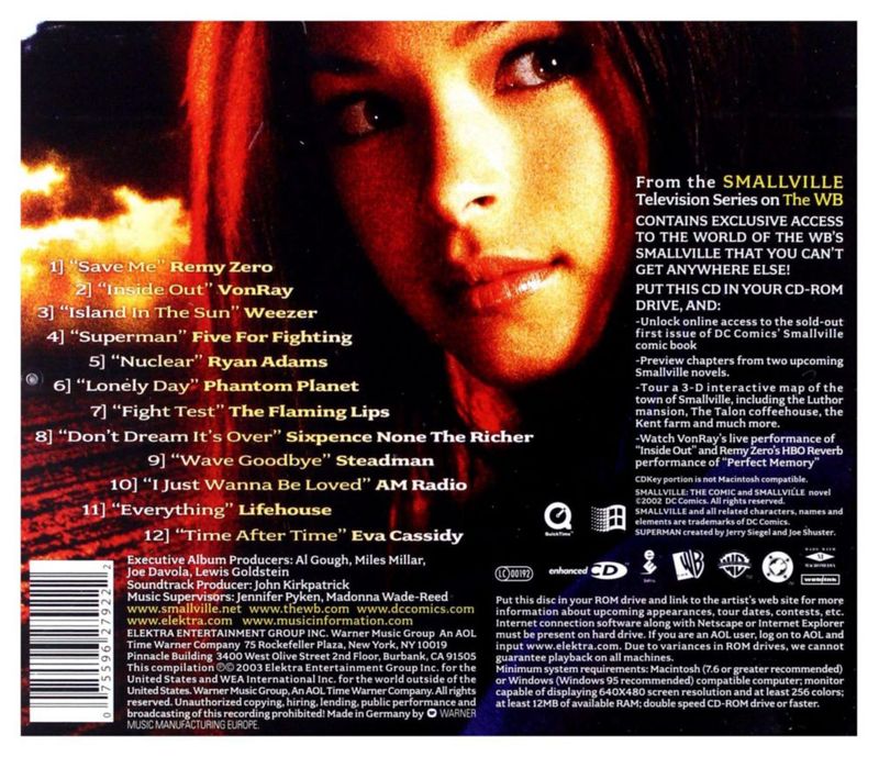 Banda sonora ATLANTIC RECORDS Smallville Vol. 1: The Talon Mix
