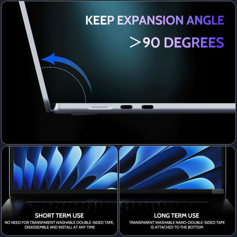 Protector de pantalla magnético anti luz azul Peslv 13"