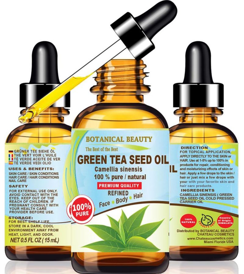 Aceite de semilla puro de Camellia Sinensis – Botanical Beauty 15 ml