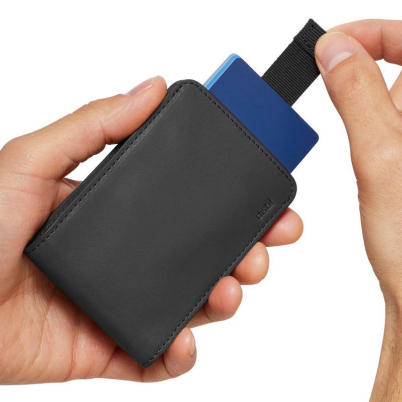Distil Union Wally Classic Billetera RFID - Sin Ventana de Identificación - Billetera Plegable Delgada para Hombre con Clip de Dinero Cuero Premium –