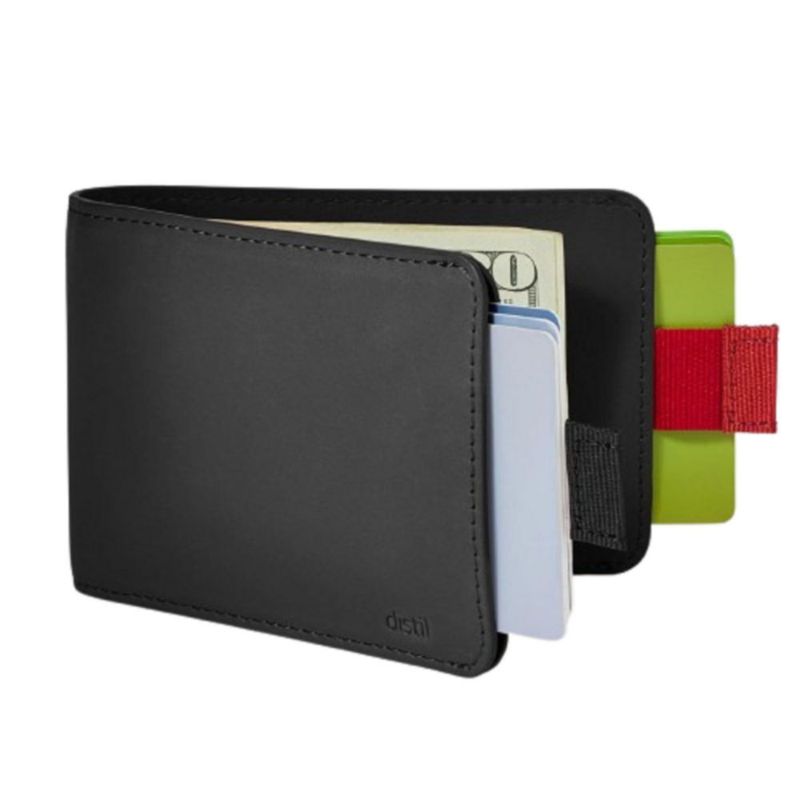 Distil Union Wally Classic Billetera RFID - Sin Ventana de Identificación - Billetera Plegable Delgada para Hombre con Clip de Dinero Cuero Premium –