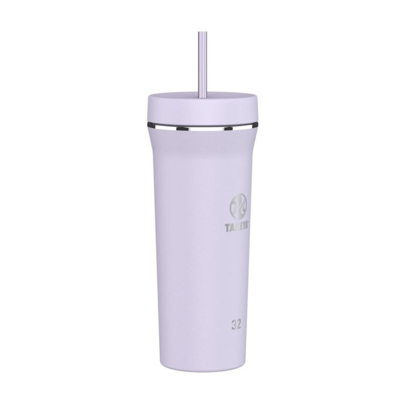 Takeya Vaso Térmico con Sorbete - Para Café Agua y Más - Duradero con Posavasos de Silicona Integrado - Doble Aislamiento de Acero Inoxidable - 32 oz