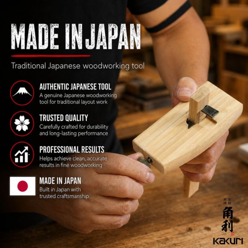 Calibrador de Marcado para Madera KAKURI 12 cm Japanese KEBIKI