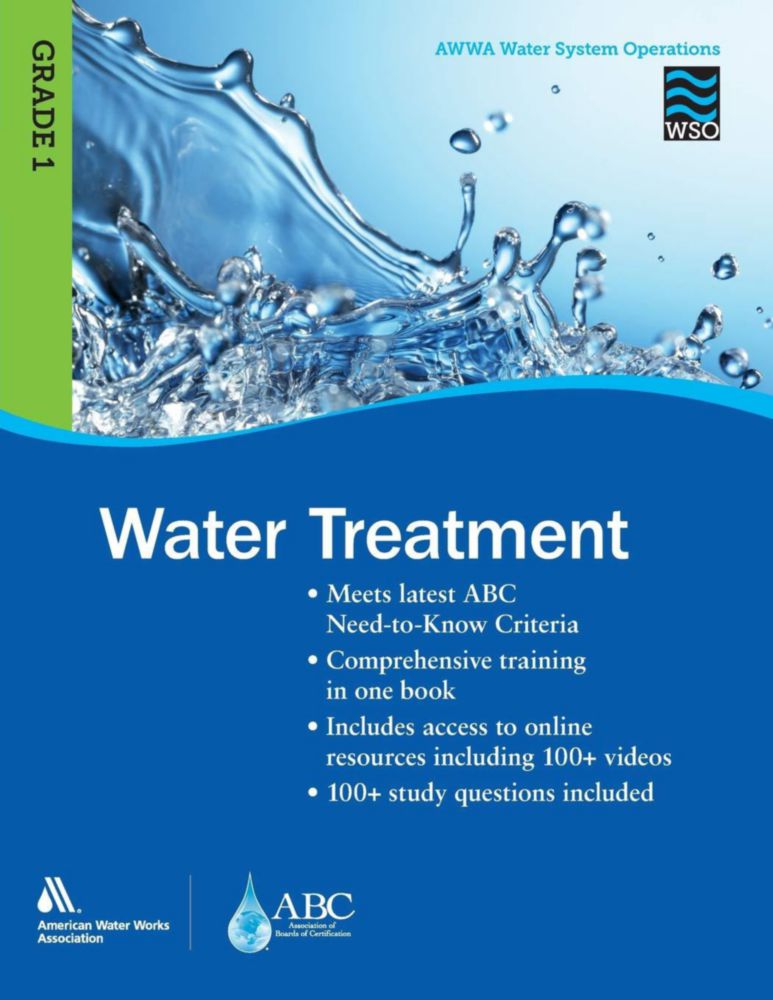 Libro American Water Works WSO Operaciones de Sistemas de Agua – Tratamiento Grado I