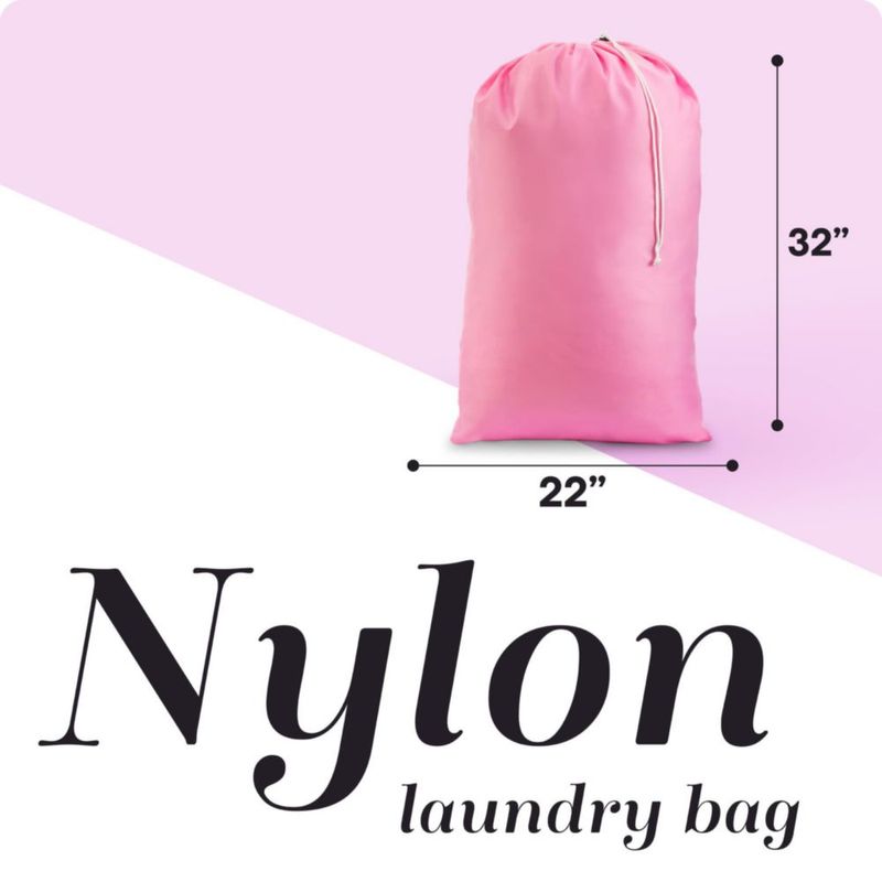 Bolsa de lavandería Handy Laundry XL rosa 56 cm con cordón