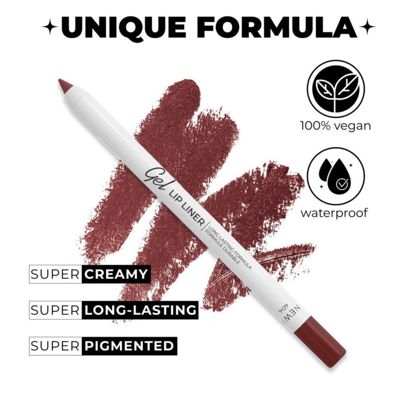 Lápiz delineador de labios Lamel Berry 2 en 1 a prueba de agua