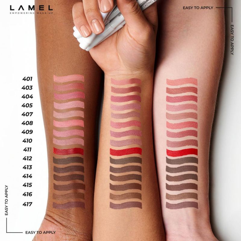 Lápiz delineador de labios Lamel Berry 2 en 1 a prueba de agua
