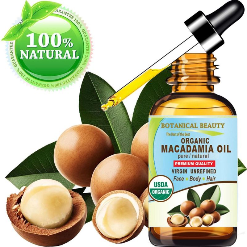 Aceite de Macadamia Botanical Beauty 30 ml Virgen sin refinar
