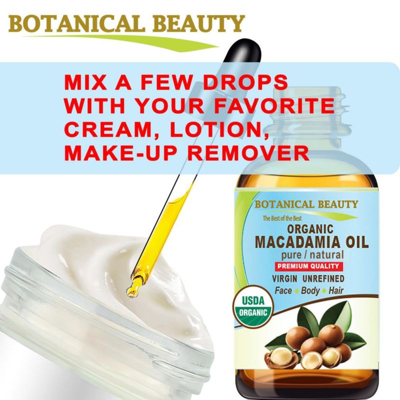 Aceite de Macadamia Botanical Beauty 30 ml Virgen sin refinar