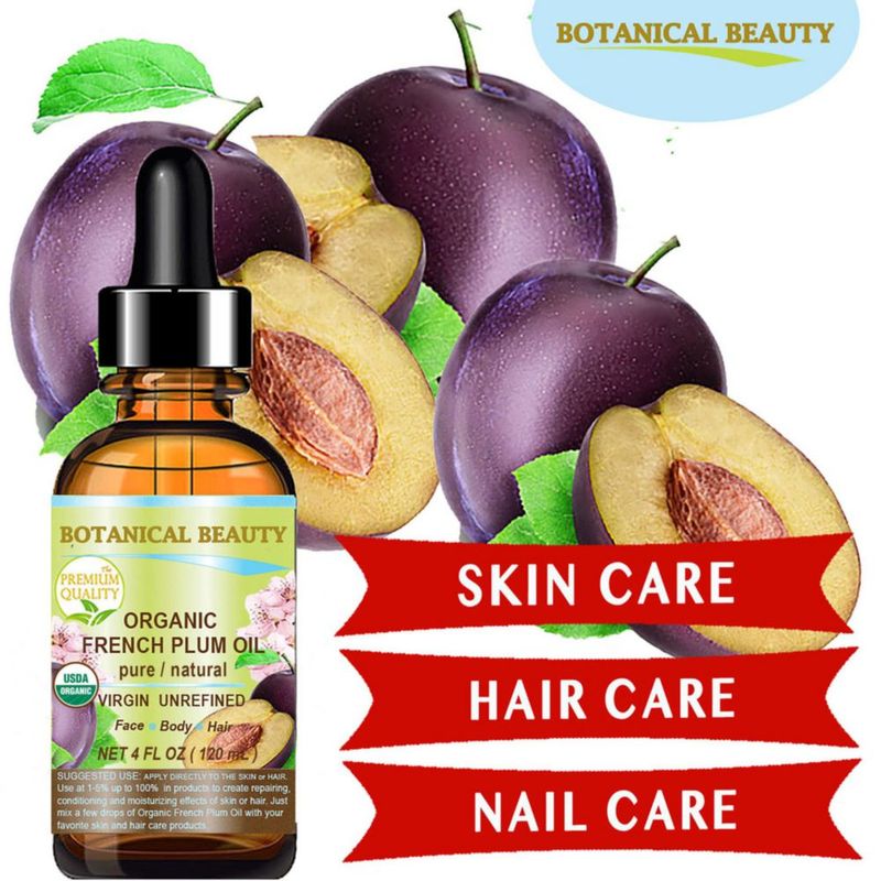 Aceite de Ciruela Botanical Beauty 15 ml Orgánico Virgen Prensado en Frío