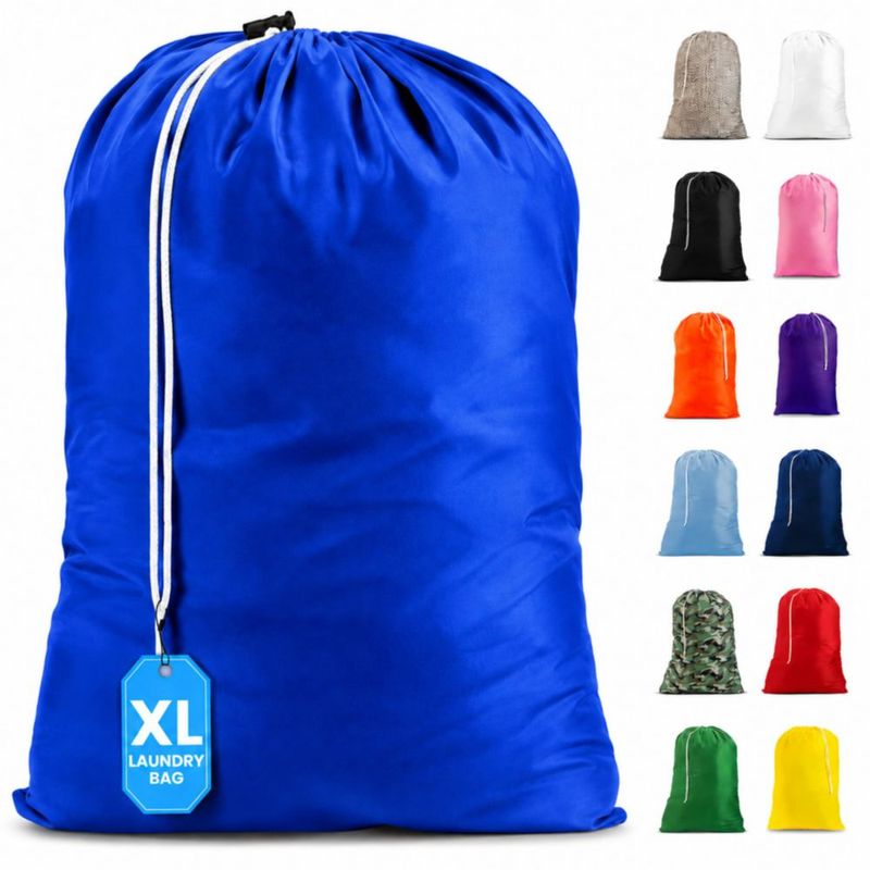 Bolsa de lavandería Handy Laundry 56x81 cm azul real con cordón