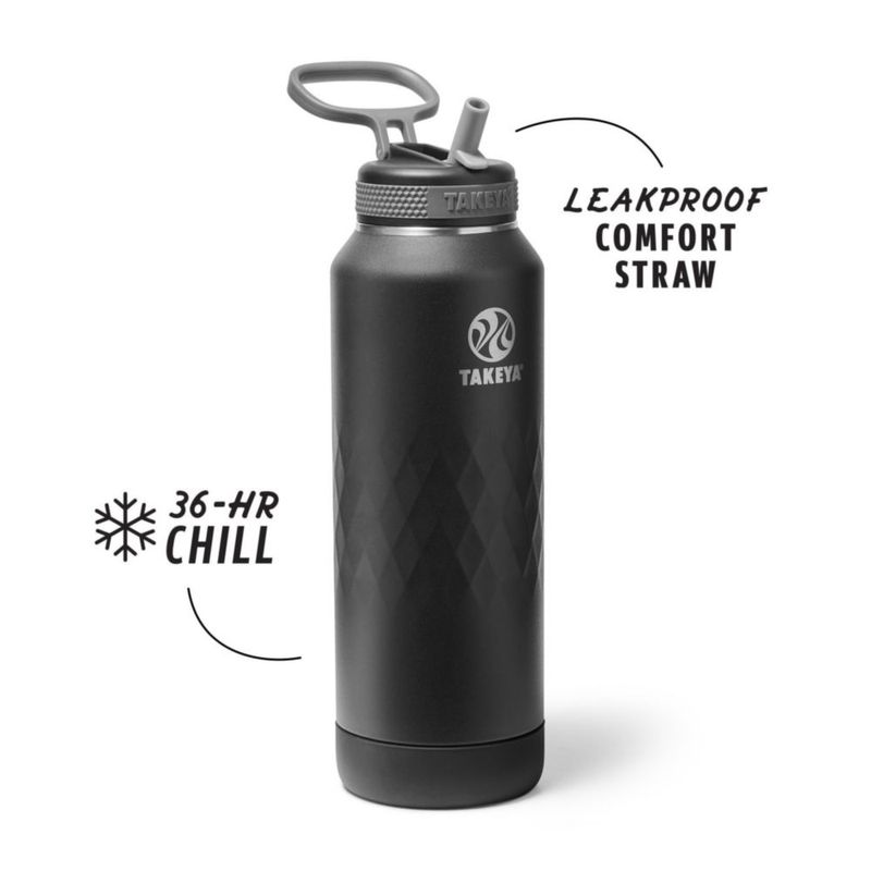Botella de Agua Takeya 12 L Obsidian con Tapa de Sorbete