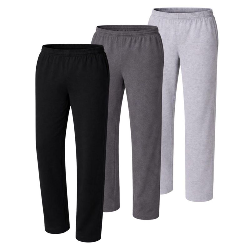 PANTALONES Hanes Essentials de Pierna Abierta - Pack de 3
