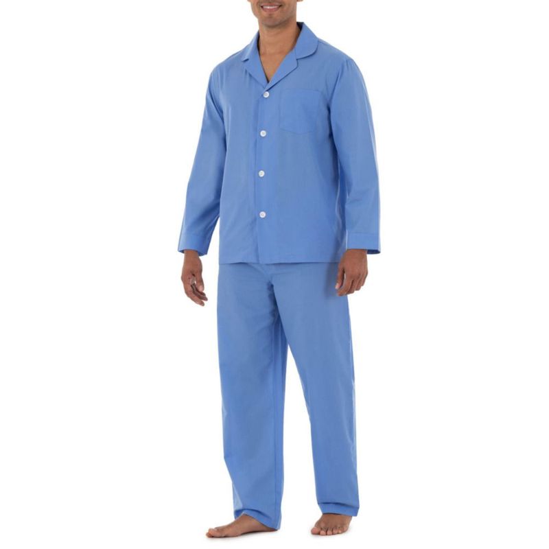 Pijama Fruit of the Loom para Hombre Talla Mediana Azul Celeste