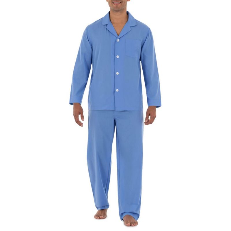 Pijama Fruit of the Loom para Hombre Talla Mediana Azul Celeste
