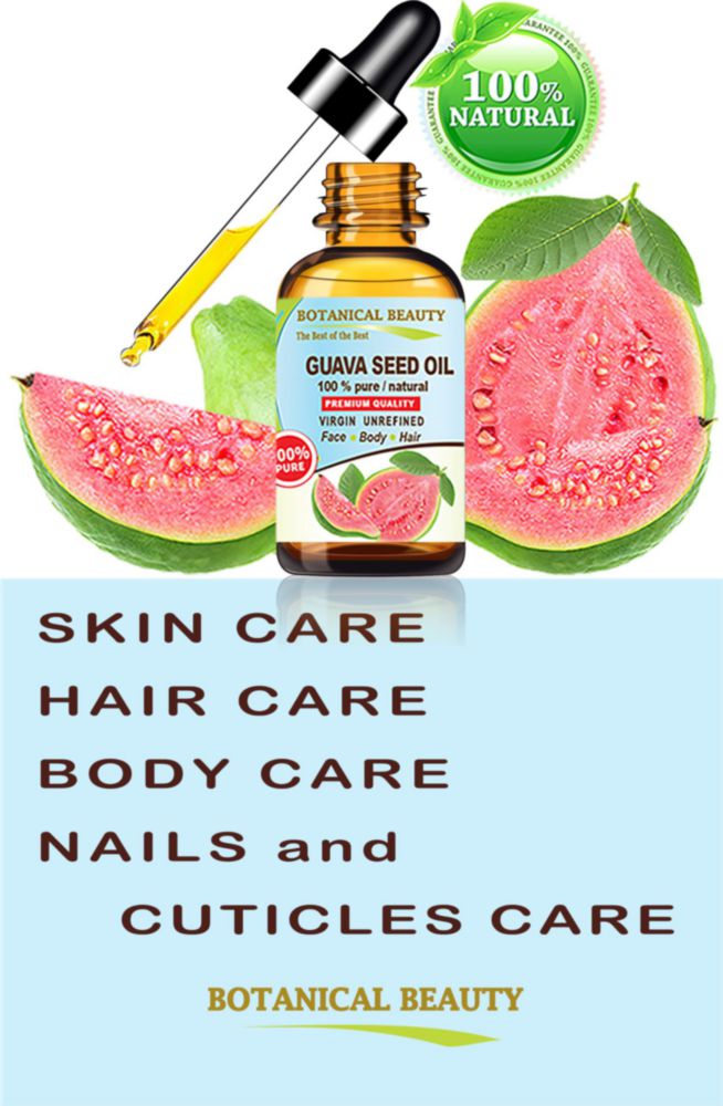 Aceite de semilla de guayaba Botanical Beauty 60 ml para rostro cabello y piel