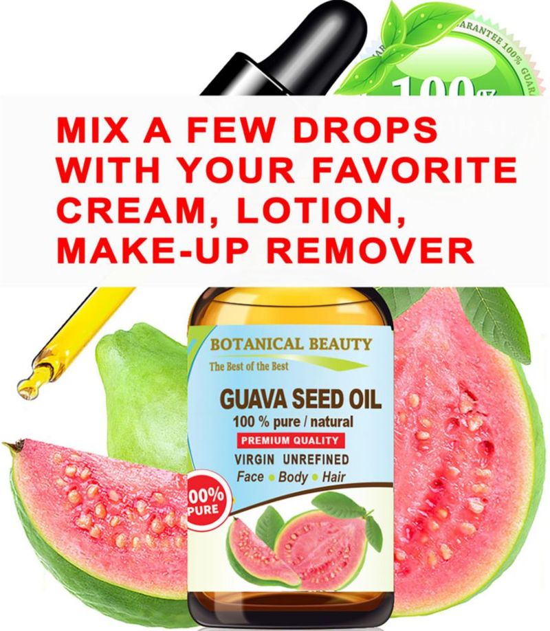 Aceite de semilla de guayaba Botanical Beauty 60 ml para rostro cabello y piel