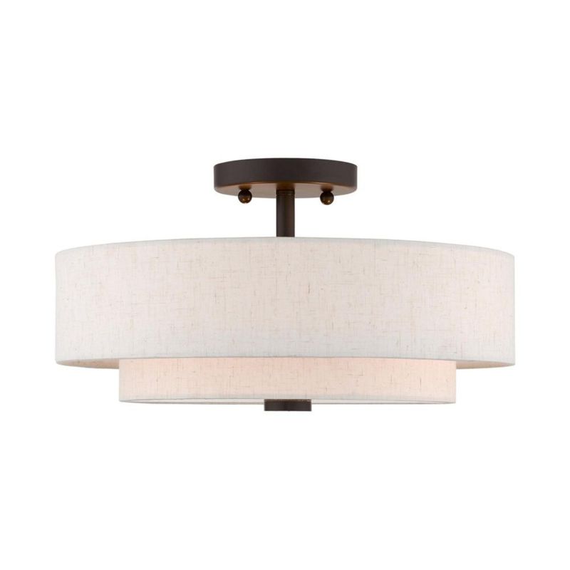 Luminaria de techo Livex Bronce Inglés