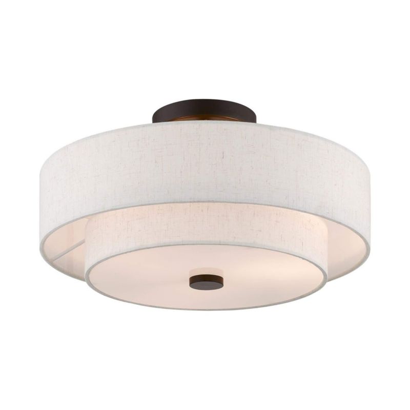 Luminaria de techo Livex Bronce Inglés