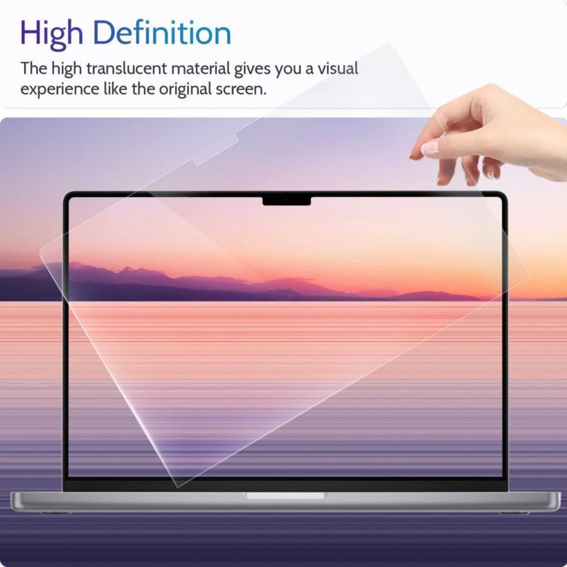 Pack de 3 protectores de pantalla anti luz azul Peslv para MacBook Pro de 16 pulgadas