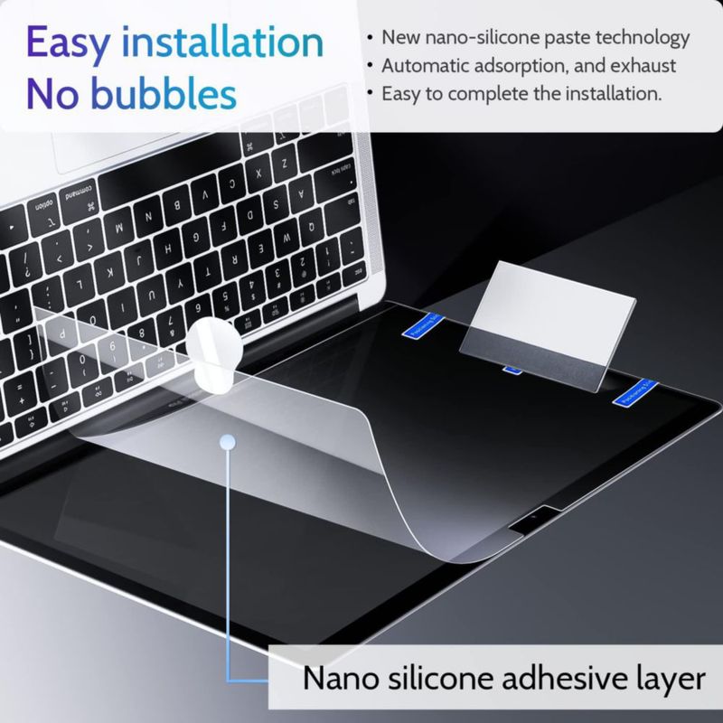 Pack de 3 protectores de pantalla anti luz azul Peslv para MacBook Pro de 16 pulgadas