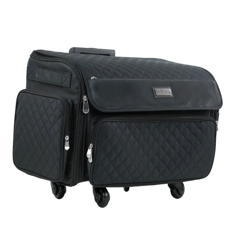 Estuche para Máquina de Coser Everything Mary 50 cm Negro de 4 Ruedas