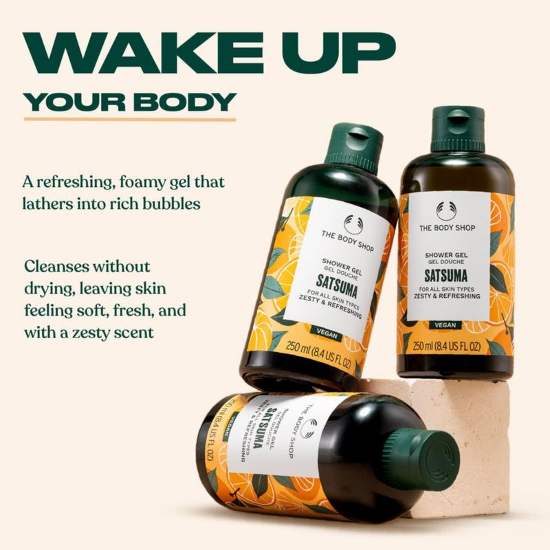 Gel de Ducha The Body Shop 60 ml Satsuma Vegano