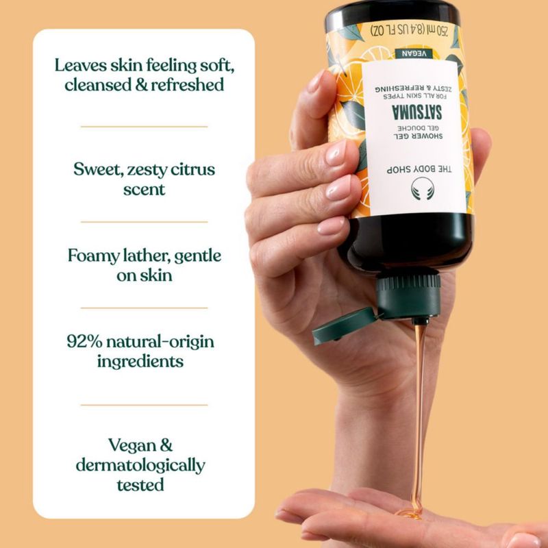 Gel de Ducha The Body Shop 60 ml Satsuma Vegano