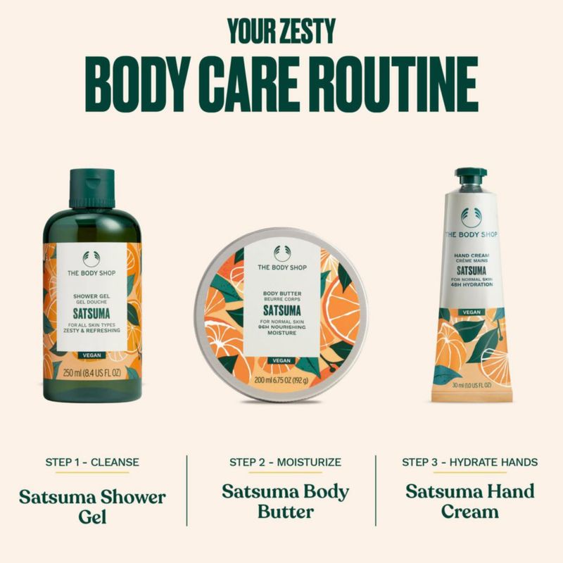 Gel de Ducha The Body Shop 60 ml Satsuma Vegano