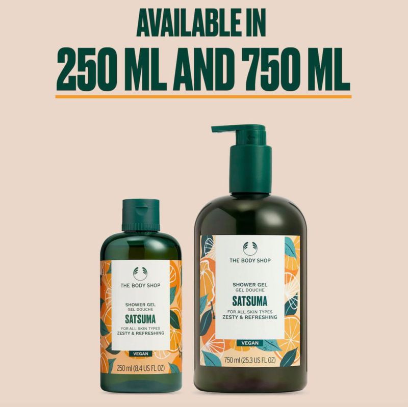 Gel de Ducha The Body Shop 60 ml Satsuma Vegano