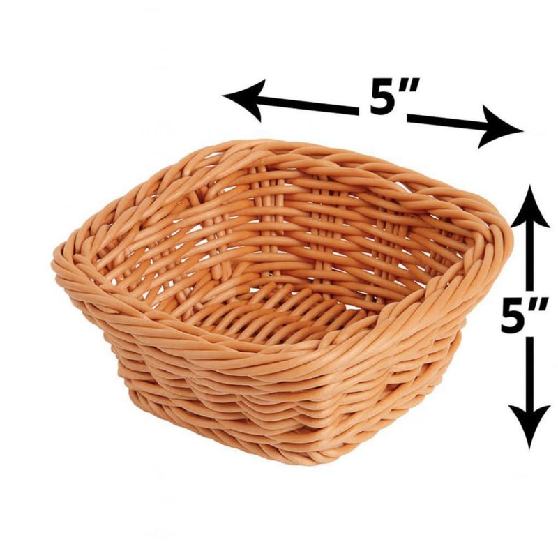 Cestas de mimbre de plástico Constructive Playthings para almacenamiento juego de 12