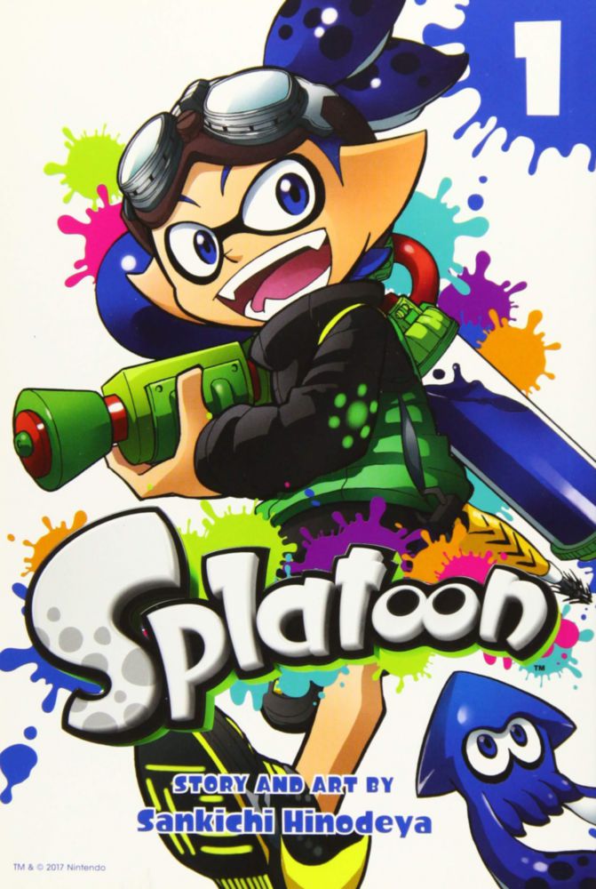 Manga Splatoon de Viz Media Volúmenes 1‑4 – Colección de 4 libros
