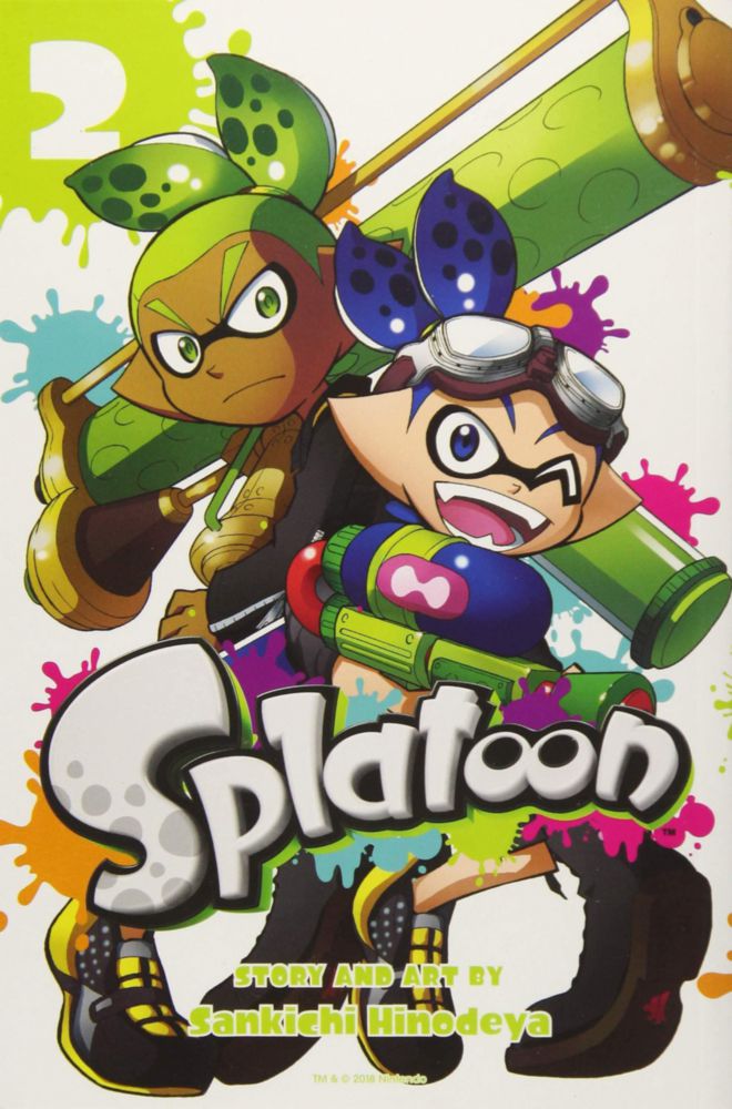 Manga Splatoon de Viz Media Volúmenes 1‑4 – Colección de 4 libros