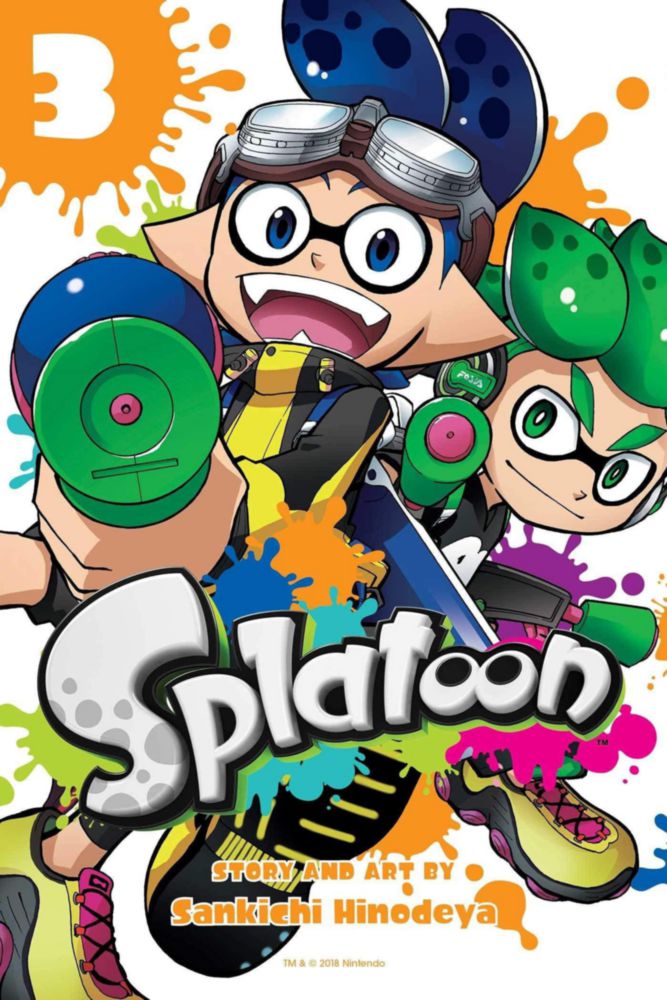 Manga Splatoon de Viz Media Volúmenes 1‑4 – Colección de 4 libros