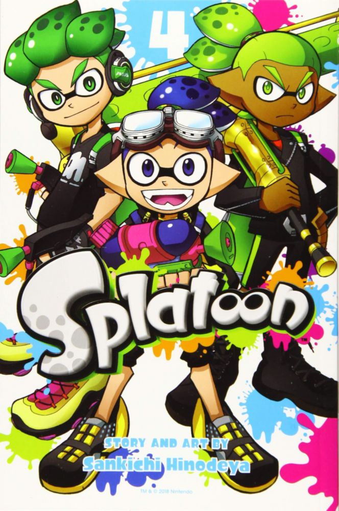 Manga Splatoon de Viz Media Volúmenes 1‑4 – Colección de 4 libros