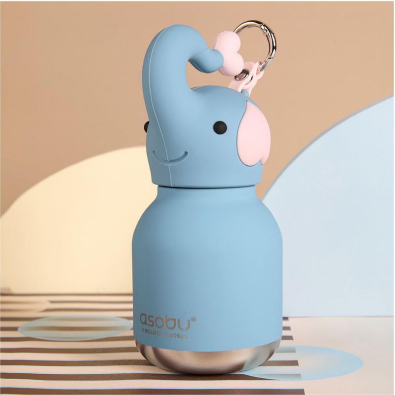 Botella de agua asobu Mini Bestie 200 ml de acero inoxidable