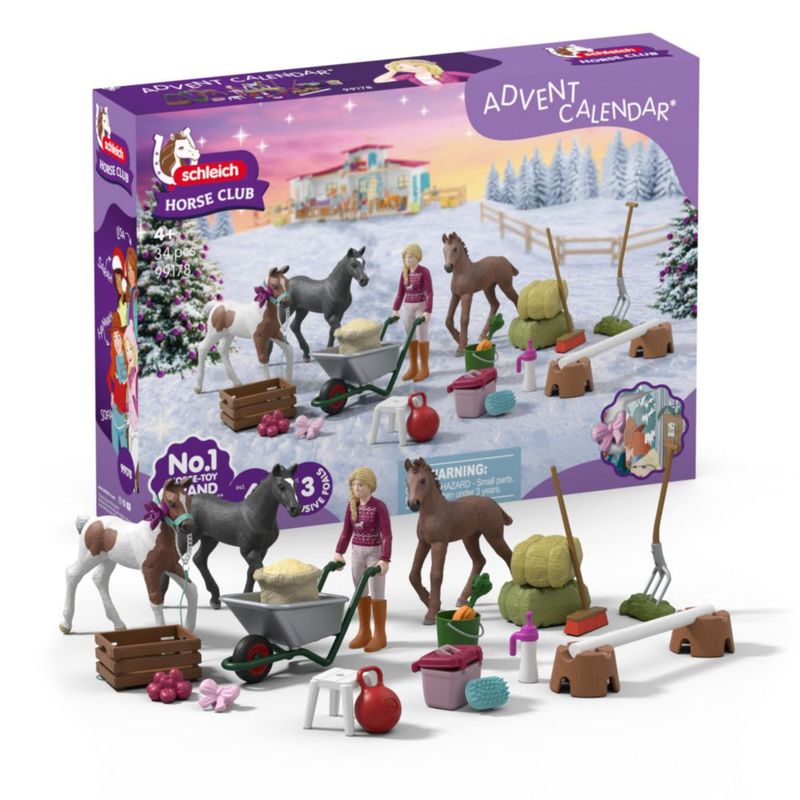 Calendario de Adviento Schleich Club de Caballos 34 piezas 99178